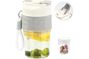 TOYCOL Glass Tea Tumbler with Magnetic 2-in-1 Infuser, 520ML/17.6OZ Glass Cup With Detachable Handle & Heat Shield Sleeve, One-Touch Brewing - Ideal Gift for Men & Women, Suitable for Iced or Hot Tea（Grey）