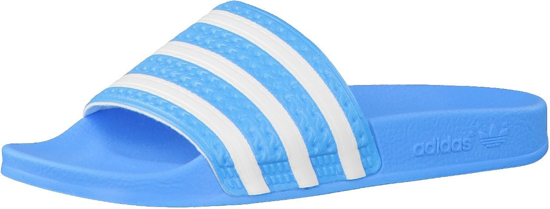 Adidas Adilette Slides Glow Blue / Cloud White / Glow Blue | Mens Sandals & Slides Â· Klinong