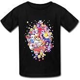 BeDora Undertale All Characters Heats Determination For Kid's T-shirt Black Medium