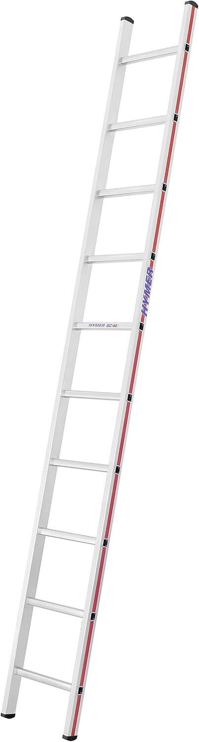 HYMER 401110 Sprossenanlegeleiter SC40, 10 Sprossen