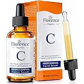 Vitamin C Serum For Face – Anti Aging Face Serum with Vitamin C, Hyaluronic Acid, Vitamin E. Brightening Formula. Improve Appearance of Dark Spots, Tone, Fine Lines & Wrinkles, Glowing Skin 2 Fl Oz