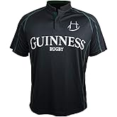 Guinness Black & Green Short Sleeve Rugby Jersey | Officially Licensed Irish Rugby Shirt
