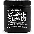 Walrus Oil - Furniture Butter, Paste Wax Wood Finish. 100% Natural, VOC-Free. 8 oz
