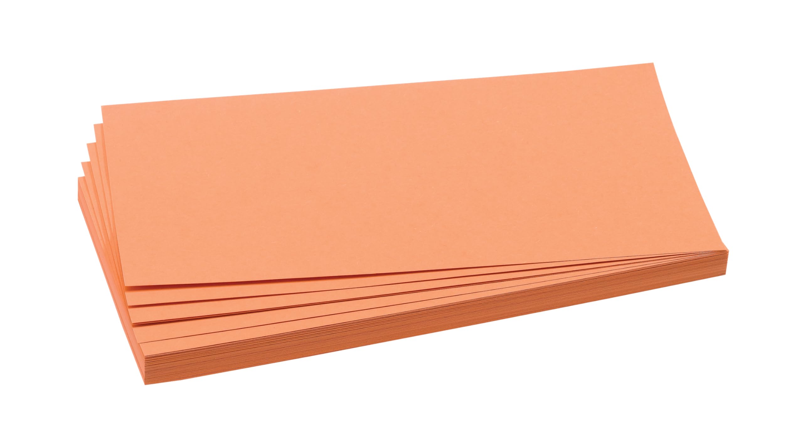 Franken UMZ 1020 05 Presentation Cards Rectangular 9.5 x 20.5 cm Pack of 500 Orange