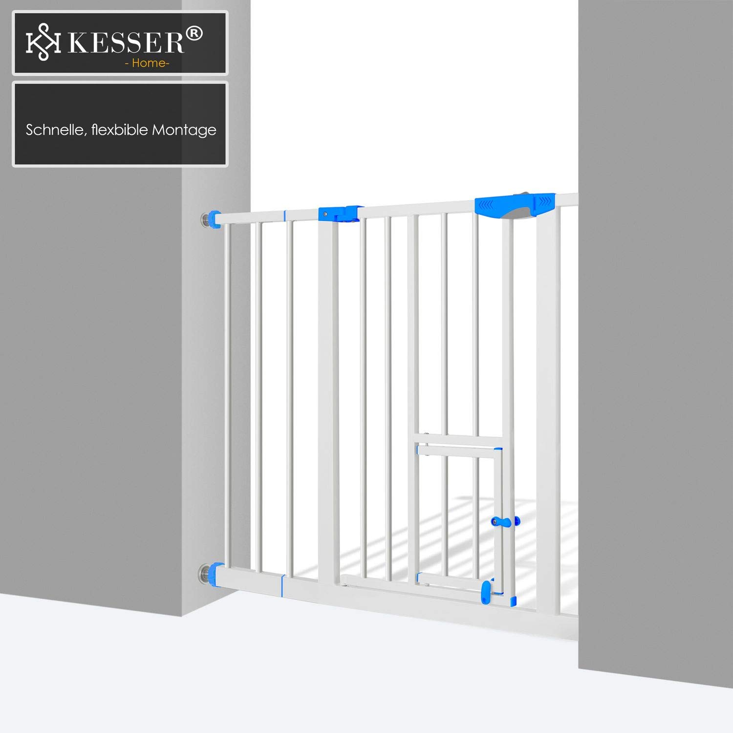 Baby ohne Bohren Größe 7487 cm Haustier mit Türe für Hunde und Katzen