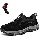 Men's Comfortable Waterproof Breathable Orthopedic Walking Shoes,Orthopedic Walking Shoes Slip On Hiking Shoes for Men