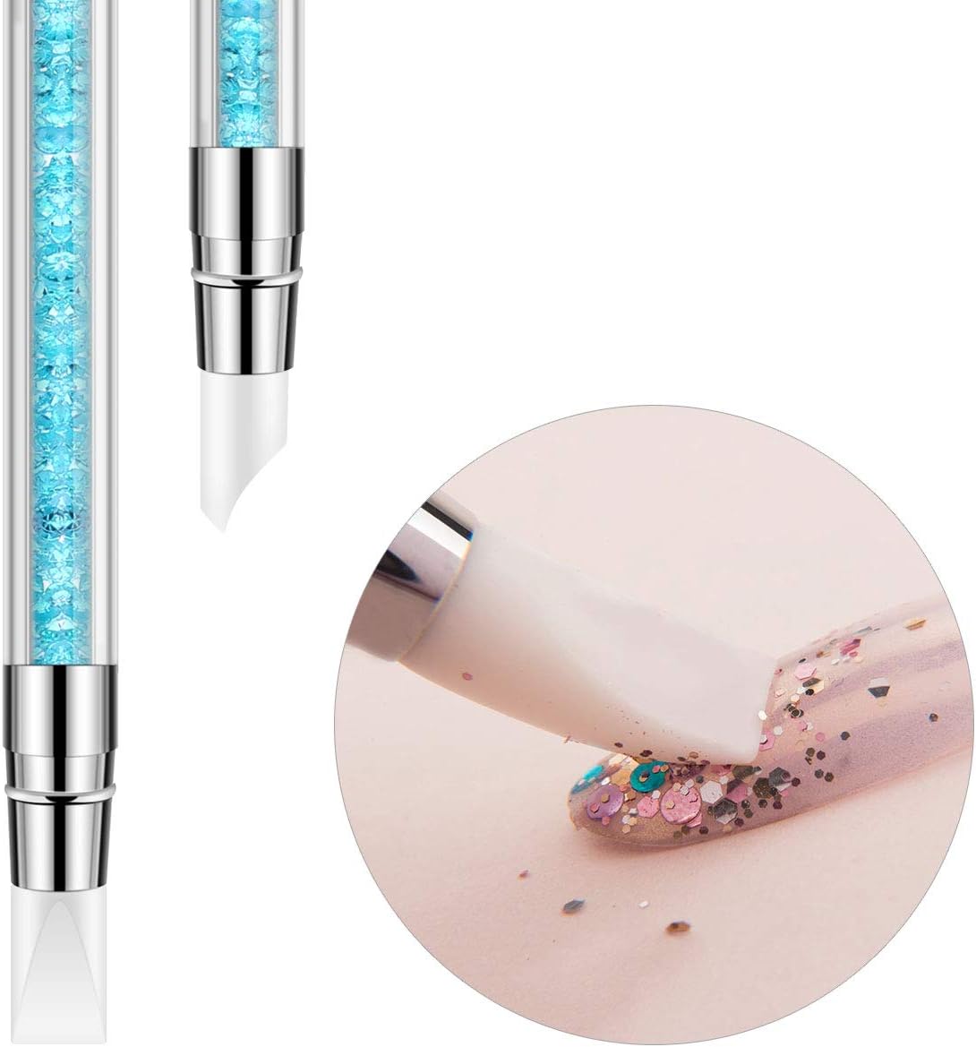 5 Pcs Acrylic UV Gel Nail Art Design Dotting Painting Drawing Polish Brush Pen Dotting Tools Set for Nail Art Embossing Stylus for Painting (5Pcs Nail Art Sculpture Pen) - Image 5