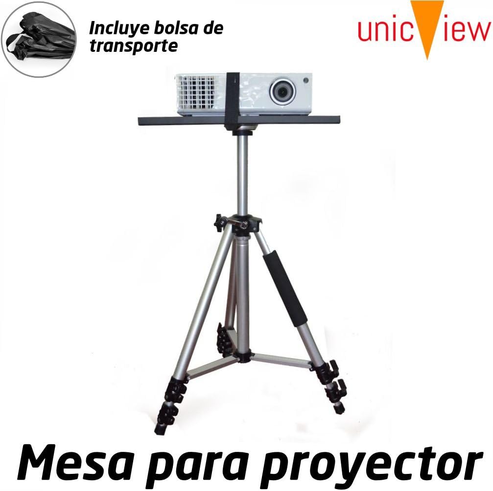 Mesa para proyector Plegable y portatil de Aluminio con Refuerzo ...