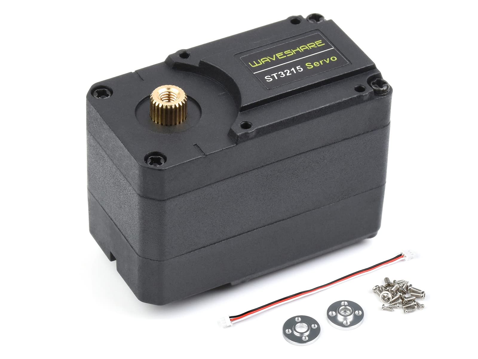 30KG Serial Bus Servo High Torque Metal Gear ST3215 Servo Motor with 360° High Precision Programmable Magnetic Encoder, Two-way Feedback, Servo/Motor Dual Modes