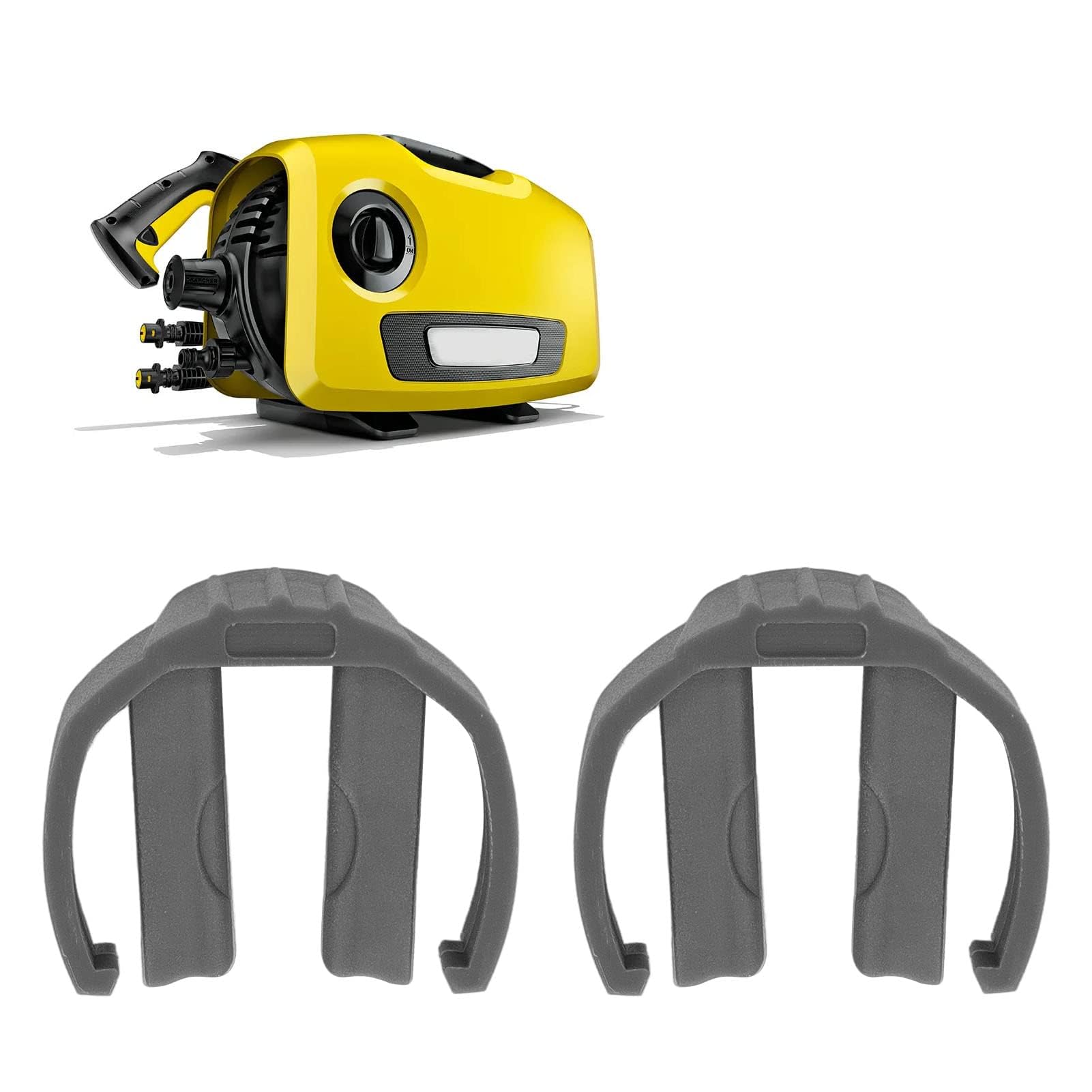 Atyhao 2pcs Car Washer C Clip, Car Wash Machine Quick Connector Buckle Pressure Washer Replacement Part for K2 K3 K7 High Pressure Washer (Grey)