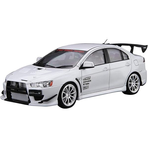 Amazon.com: Aoshima Mitsubishi CZ4A Lancer Evolution X Final