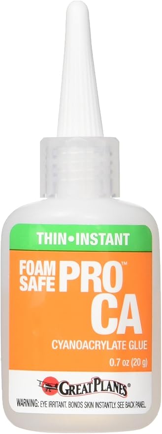 Great Planes Pro Foam Safe Ca Thin Glue 