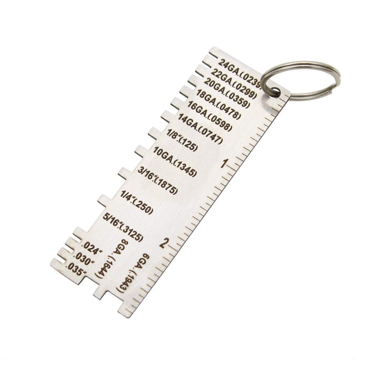 Welding Gage Stainless Steel Wire Metal Sheet Thickness Gauge Welding