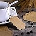 Outus 100 Pack Crafts Kraft Paper Gift Tags Hang labels with 30 Meters Natural Twine