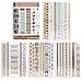 Lady Up Temporary Manlada Mehndi Tattoos - Over 150+ designs Body Art Flash Temp Tattoos Fake Tropical Hawaiian Jewelry Bracelets, Feather, Wrist and Arm Bands 21X15cm/p