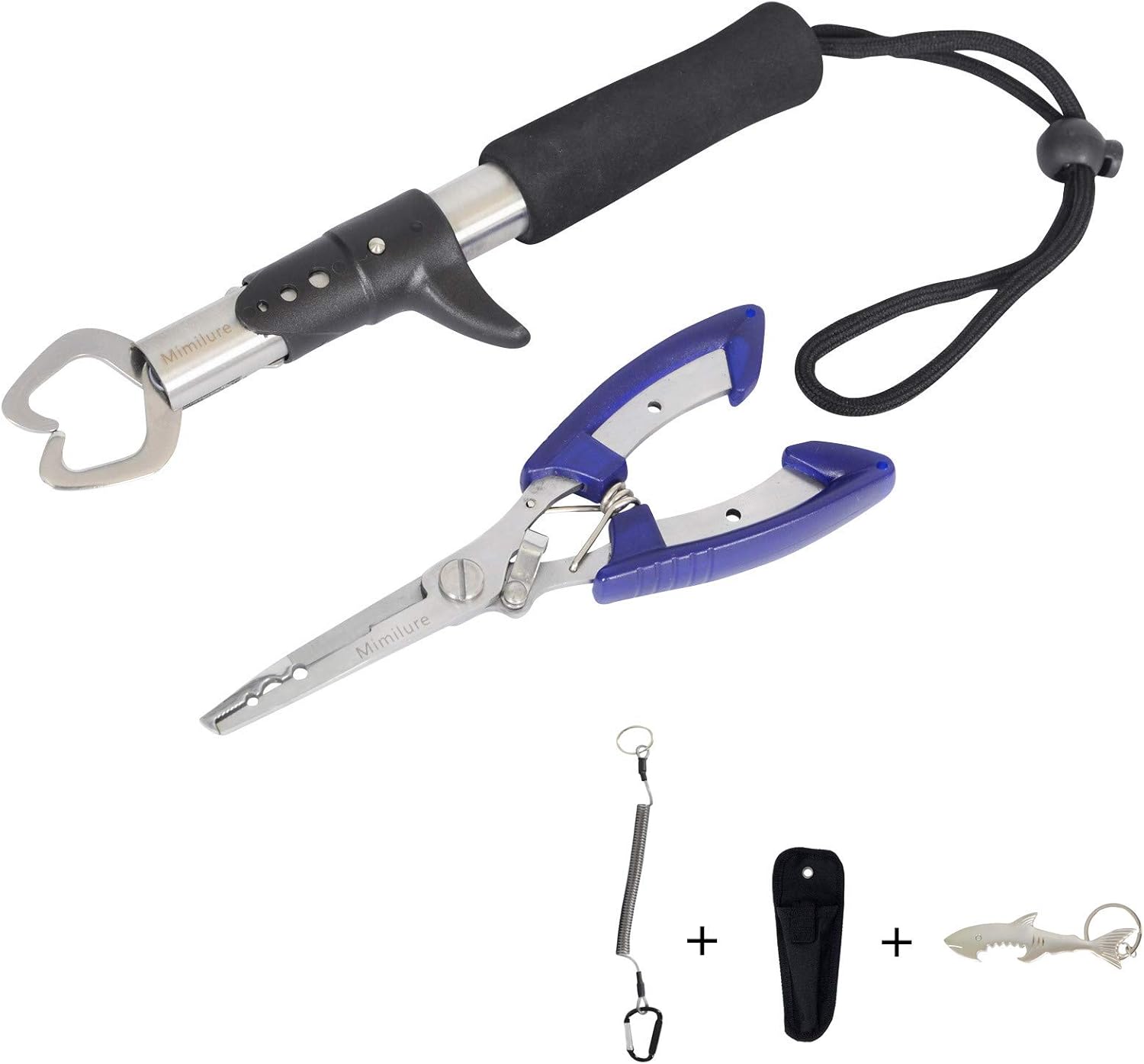 Other Fishing Multi Stainless Steel Fishing Piler Scissors Hook Cut Remove Tackle Tool BM