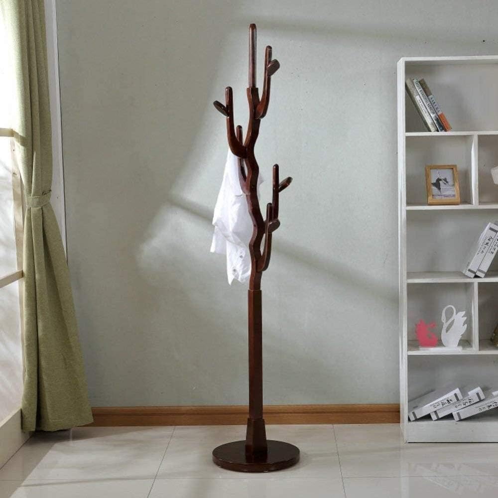 Smooth Solid Wood Coat Racks，Multifunction Coat Stand