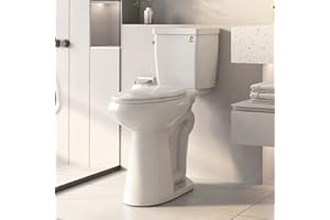 SUPERFLO Extra Tall Toilet 21 Inch Tall Toilets Elongated With 12” Rough In Toilet & Single Flush, Bathroom High Toilet For S