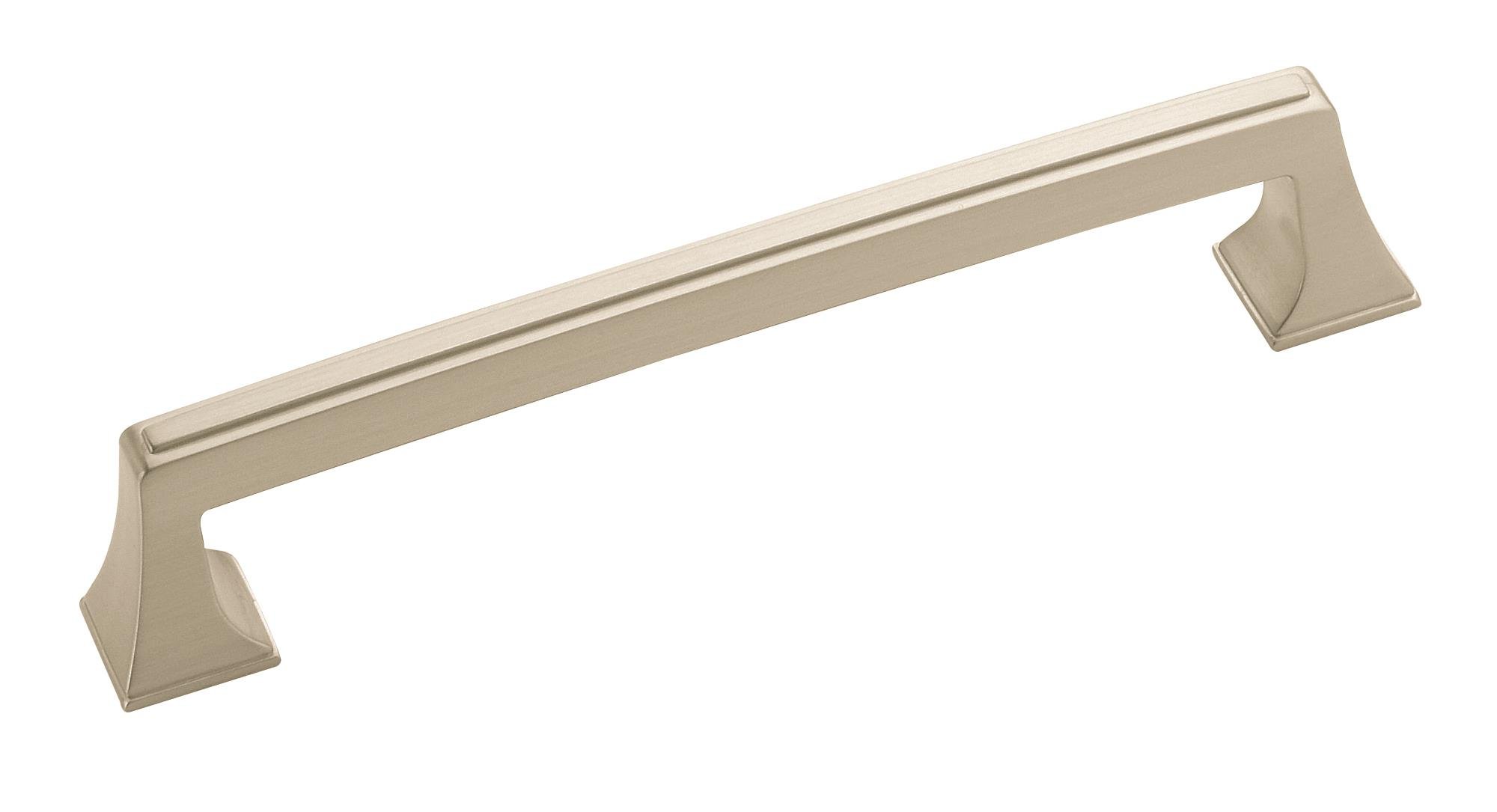 Amerock | Cabinet Pull | Satin Nickel | 6-5/16 inch (160 mm) Center to Center | Mulholland | 1 Pack | Drawer Pull | Drawer Handle | Cabinet Hardware