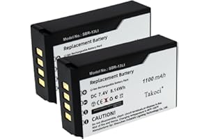 TAKOCI (2pcs) Replacement Battery for Standard Horizon HX870 HX870E,Compatible with Part Number SBR-13LI