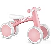 SEREED Baby Balance Bike for 1 Year Old Boys Girls 12-24 Month Toddler Balance Bike, 4 Wheels Toddler First Bike, First Birthday Gifts