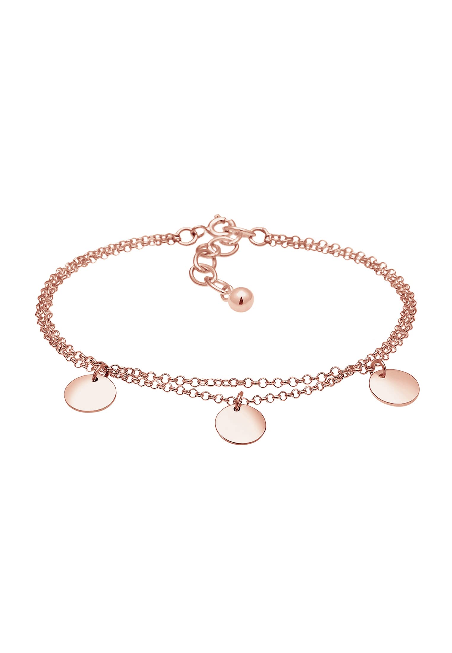 Elli Women Silver Charm Bracelet - 0205531418_16 - 16cm length