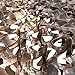 AUSCAMOTEK Durable Camo Netting Camouflage Net Blinds Material for Ground Portable Blind Treestand Hunting Umbrella Chair - Brown 5x20 Feet