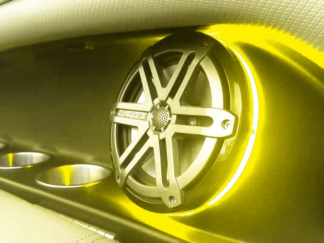 BLAST 2pc LED - LED Speaker Light Rings for JL Audio Marine 7.7 M770 MX770 Speakers - PRE-DRILLED for 6 Screw Holes