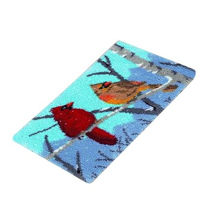 P Prettyia Kits Tapis Dentrée Inachevé Suffisamment De Fil