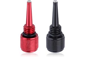 LEONTOOL 2 Pcs Magnetic Oil Dipstick for Inverter Generator, M18 x 2.5 Threading, Magnetic Oil Dipstick Replacement with Rubb