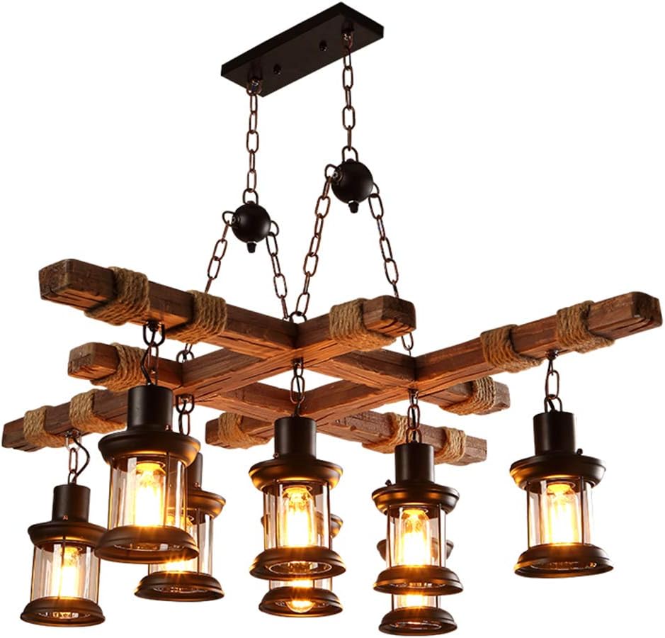 Pendelleuchte Holz Rustikal