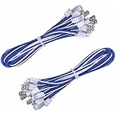 Guwarry 20 Pcs/Lot Zero Delay USB Encoder Wire Harness with 0.187 Inch Terminals for HAPP Style Arcade Buttons & American Sty