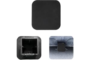 Ziciner Car Trailer Hitch Cover, 2 Inch Hitch Cover Tube Plug Insert, Rubber Receiver Tube Plug Towing Hitch Covers, Auto Exterior Universal Accessories Fits 2 Inch Receivers (Black)
