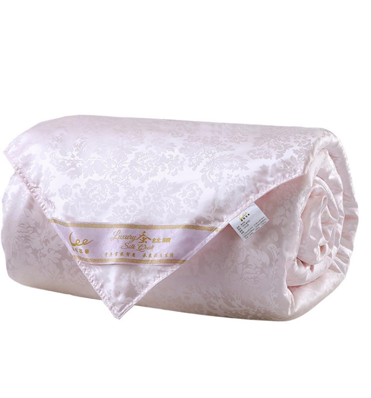 LHFJ Silk Duvet 100% Mulberry Silk Filled All Seasons Combination Summer Silk Duvet-King/Superking-200230cm/220240cm (Color : As picture, Size : 220240cm-0.5kg)