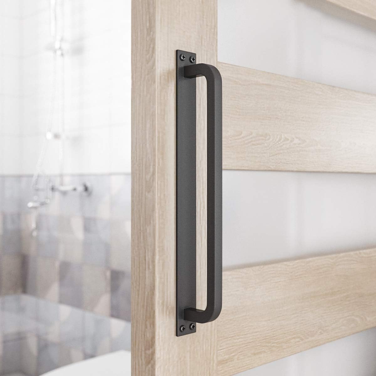 Commercial Door Products Sliding Barn Door Handle and Pull Hardware Set