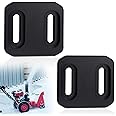 EZYPAK Snowblower Composite Skid Shoe for Jo-hn Deere M118098 780061 1740718AYP TRS22, TRS24, TRS26, TRX24 and TRX26 Snow Blowers - (Set of 2)
