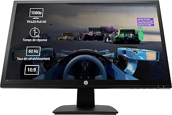 Hp 27o Monitor Gaming Tn Schermo 27 Pollici Risoluzione 1920 X 1080 Tempo Di Risposta 1 Ms Comandi Sullo Schermo Hdmi E Vga Reclinabile Nero