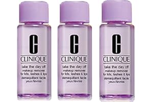 Clinique Take The Day Off Makeup Remover For Lids, Lashes & Lips 1.7 oz / 50 ml Each, 5.1 oz / 150 ml Total (Lot of 3)