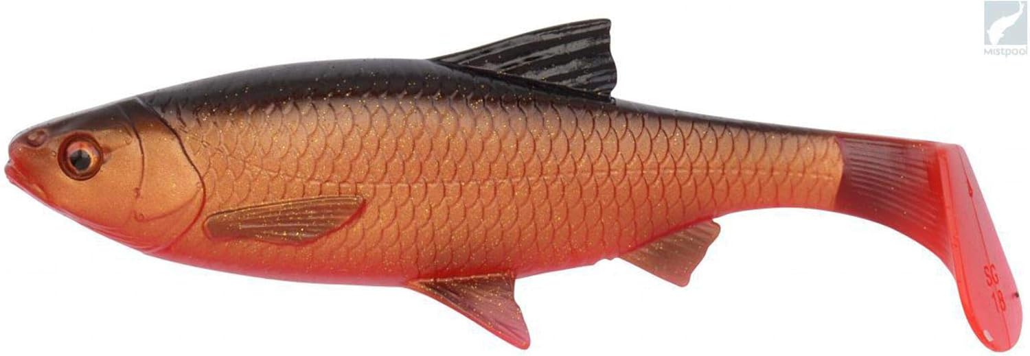 Savage Gear, 3D river roach, 2 rubber fish roach for spin fishing, soft