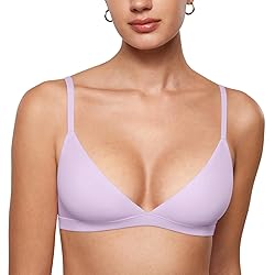INLYRIC Women's Inbarely Triangle Bralette Plunge