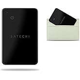 Satechi FindAll Wallet Card with Find My, Wallet Tracker Card with Left Behind Notification, Sound Alert and Wireless Charging, Works with iPhone, iPad, Mac – Black
