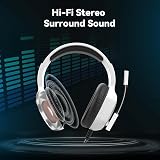 IMYB Gaming Headset with Microphone for PC Xbox PS5 PS4 Stereo Over-Ear RGB view 2