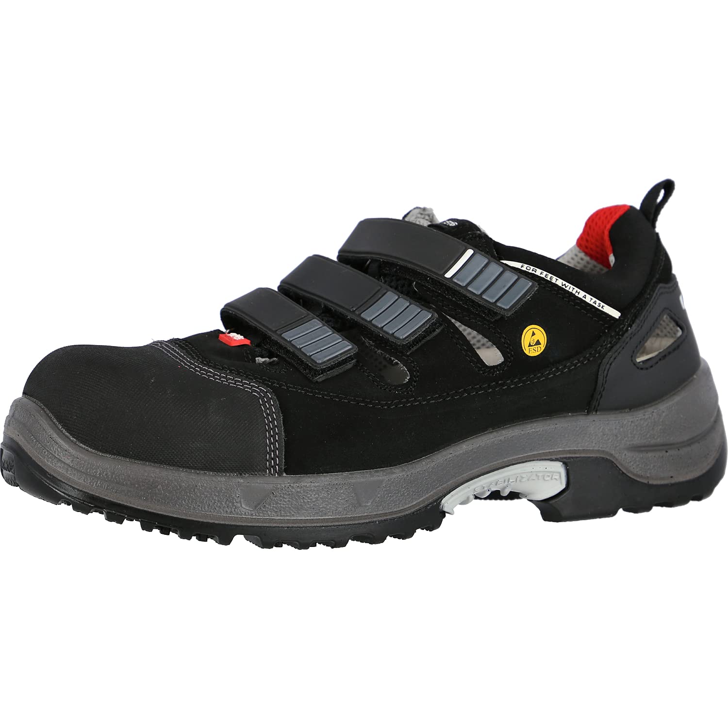 Ejendals 3020-40 Size 40 "Jalas 3020 Zenit" Safety Sandals - Black/Grey/Red