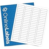 Address Labels - 1.75 x 0.5 - Pack of 20,000 Labels, 250 Sheets - Inkjet/Laser Printer - Online Labels