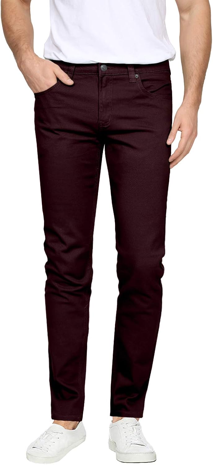mens colored stretch jeans