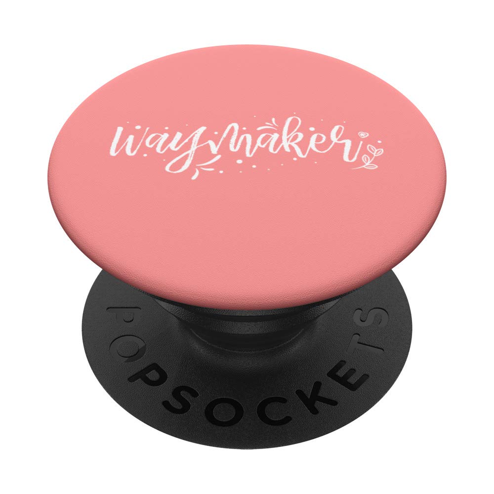 Waymaker - Christian Miracle Believer Jesus Truth Love Gift PopSockets Grip and Stand for Phones and Tablets