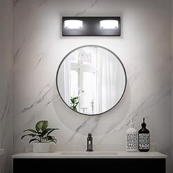 SOLFART LED Vanity Light White Round Acrylic 2