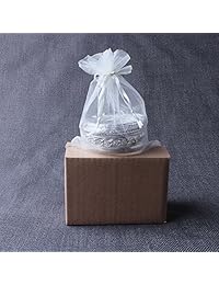 Ensoul Twisted Multiple Metal Bracelets & Bangles Set for Women 12Pcs Set W Clear Rhinestones