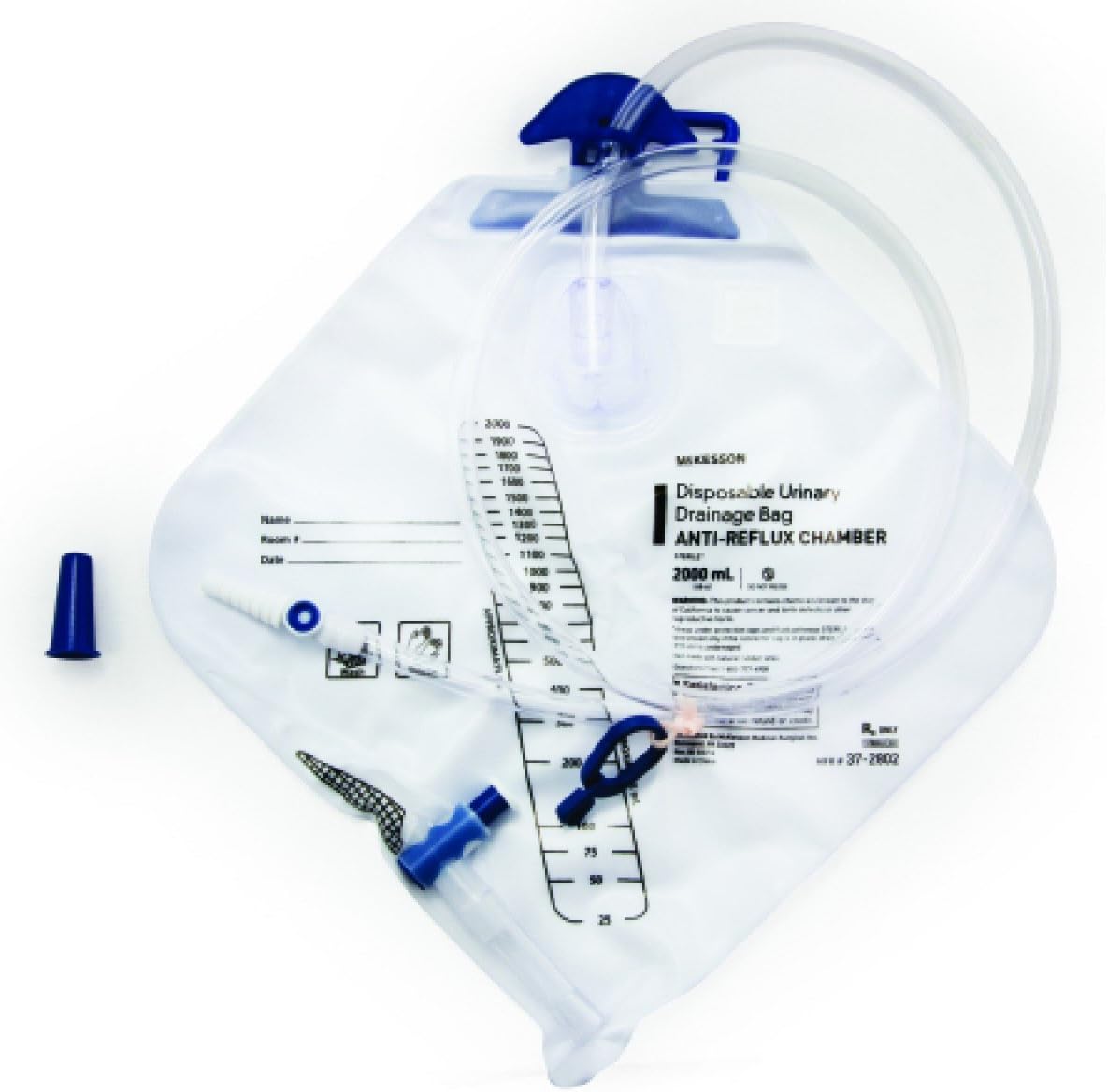 Urinary Drainage Bag with Anti-Reflux Chamber, McKesson Medi-Pak Performance, Each: Home & Kitchen