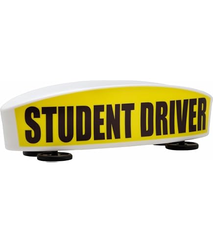 Letrero De Techo Magnético Para Auto - Personalizable, Color Blanco, ABS, Ideal Escuelas De Conducción